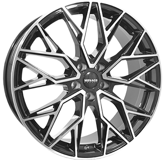 MONACO WHEELS GP15 Black Polished
